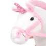 XXL white and pink standing plush unicorn by vidaXL, Stuffed animals - Ref: Foro24-91328, Price: 94,31 €, Discount: %