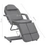 Sessel für den Schönheitssalon, graues Kunstleder, 180 x 62 x 78 cm von , Massagesessel - Ref: Foro24-110269, Preis: 518,07 €...