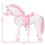 Stehendes XXL-Plüsch-Einhorn in Weiß und Rosa von vidaXL, Stofftiere - Ref: Foro24-91328, Preis: 96,36 €, Rabatt: %