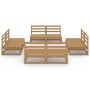 Gartenmöbel 8 Stück honigbraunes Holz Kiefernholz von , Gartensets - Ref: Foro24-3075272, Preis: 558,21 €, Rabatt: %
