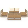 Muebles de jardín 8 piezas marrón miel madera madera de pino de , Conjuntos de jardín - Ref: Foro24-3075272, Precio: 550,19 €...