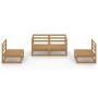 Gartenmöbel 4 Stück honigbraunes massives Kiefernholz von , Gartensets - Ref: Foro24-3075382, Preis: 250,78 €, Rabatt: %