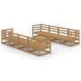 Gartenmöbel 9 Stück honigbraunes massives Kiefernholz von , Gartensets - Ref: Foro24-3075377, Preis: 584,09 €, Rabatt: %