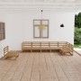 Garden furniture 7 pieces honey brown solid pine wood by , Garden sets - Ref: Foro24-3075597, Price: 446,38 €, Discount: %