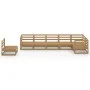 Gartenmöbel 7-teilig honigbraunes massives Kiefernholz von , Gartensets - Ref: Foro24-3075597, Preis: 440,27 €, Rabatt: %