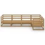 Muebles de jardín 5 piezas marrón miel madera maciza de pino de , Conjuntos de jardín - Ref: Foro24-3075557, Precio: 311,88 €...