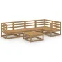 Gartenmöbel 6 Stück honigbraunes massives Kiefernholz von , Gartensets - Ref: Foro24-3075562, Preis: 391,37 €, Rabatt: %