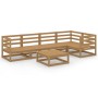 Gartenmöbel 6 Stück honigbraunes massives Kiefernholz von , Gartensets - Ref: Foro24-3075562, Preis: 385,30 €, Rabatt: %