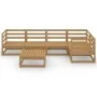 Gartenmöbel 6 Stück honigbraunes massives Kiefernholz von , Gartensets - Ref: Foro24-3075562, Preis: 391,37 €, Rabatt: %