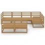 Muebles de jardín 7 piezas marrón miel madera maciza de pino de , Conjuntos de jardín - Ref: Foro24-3075607, Precio: 440,27 €...