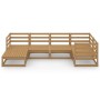 Gartenmöbel 6 Stück honigbraunes massives Kiefernholz von , Gartensets - Ref: Foro24-3075687, Preis: 385,30 €, Rabatt: %