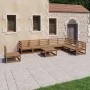 Gartenmöbel 9 Stück honigbraunes massives Kiefernholz von , Gartensets - Ref: Foro24-3075782, Preis: 580,85 €, Rabatt: %