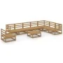 Gartenmöbel 9 Stück honigbraunes massives Kiefernholz von , Gartensets - Ref: Foro24-3075782, Preis: 580,85 €, Rabatt: %