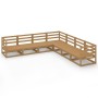 Gartenmöbel 7-teilig honigbraunes massives Kiefernholz von , Gartensets - Ref: Foro24-3075827, Preis: 446,38 €, Rabatt: %