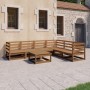 Gartenmöbel 7-teilig honigbraunes massives Kiefernholz von , Gartensets - Ref: Foro24-3075742, Preis: 445,00 €, Rabatt: %