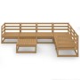 Gartenmöbel 7-teilig honigbraunes massives Kiefernholz von , Gartensets - Ref: Foro24-3075742, Preis: 445,00 €, Rabatt: %