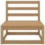 Garden furniture 10 pieces and cushions honey brown pine wood by , Garden sets - Ref: Foro24-3075852, Price: 650,69 €, Discou...