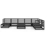 Garden furniture set 9 pieces and black pine wood cushions by , Garden sets - Ref: Foro24-3075723, Price: 643,94 €, Discount: %