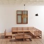 Garden furniture 12 pieces honey brown solid pine wood by , Garden sets - Ref: Foro24-3075892, Price: 838,08 €, Discount: %