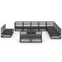 Garden furniture set 13 pieces and black pine wood cushions by , Garden sets - Ref: Foro24-3075903, Price: 961,66 €, Discount: %