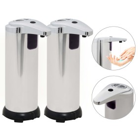 Dispensador de jabón automático sensor infrarrojo 2 uds 600ml