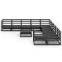 Juego de muebles de jardín 11 piezas madera maciza de pino de , Conjuntos de jardín - Ref: Foro24-3076013, Precio: 841,31 €, ...