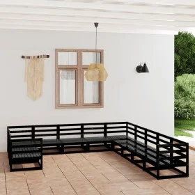 Gartenmöbel-Set 11-teilig aus massivem Kiefernholz von , Gartensets - Ref: Foro24-3076018, Preis: 833,57 €, Rabatt: %