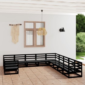 Gartenmöbel-Set 11-teilig aus massivem Kiefernholz von , Gartensets - Ref: Foro24-3076018, Preis: 833,06 €, Rabatt: %