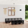 Juego de muebles de jardín 10 piezas madera maciza de pino de , Conjuntos de jardín - Ref: Foro24-3076098, Precio: 517,99 €