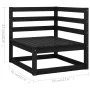 Gartenmöbel-Set 10-teilig aus massivem Kiefernholz von , Gartensets - Ref: Foro24-3076098, Preis: 678,35 €, Rabatt: %