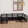 Juego de muebles de jardín 6 piezas madera maciza de pino de , Conjuntos de jardín - Ref: Foro24-3076123, Precio: 392,79 €, D...