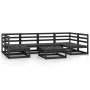 Gartenmöbel-Set 7-teilig aus massivem Kiefernholz von , Gartensets - Ref: Foro24-3076128, Preis: 488,90 €, Rabatt: %