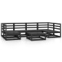 Gartenmöbel-Set 7-teilig aus massivem Kiefernholz von , Gartensets - Ref: Foro24-3076128, Preis: 481,57 €, Rabatt: %
