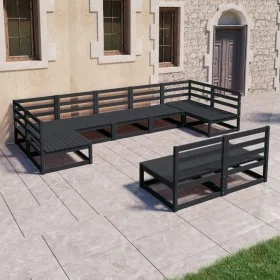 Gartenmöbel-Set 9-teilig aus massivem Kiefernholz von , Gartensets - Ref: Foro24-3076163, Preis: 632,81 €, Rabatt: %