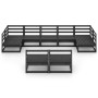 Gartenmöbel-Set 9-teilig aus massivem Kiefernholz von , Gartensets - Ref: Foro24-3076163, Preis: 642,01 €, Rabatt: %