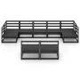 Juego de muebles de jardín 9 piezas madera maciza de pino de , Conjuntos de jardín - Ref: Foro24-3076163, Precio: 632,75 €, D...