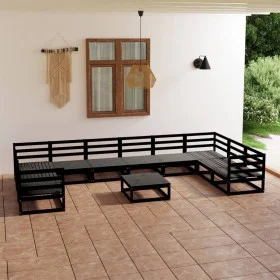 Garden furniture set 11 pieces solid pine wood by , Garden sets - Ref: Foro24-3076278, Price: 841,31 €, Discount: %