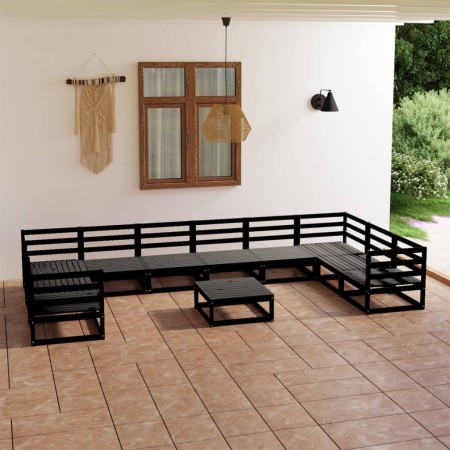 Gartenmöbel-Set 11-teilig aus massivem Kiefernholz von , Gartensets - Ref: Foro24-3076278, Preis: 828,26 €, Rabatt: %