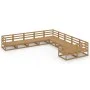 Juego de muebles de jardín 10 piezas madera maciza de pino de , Conjuntos de jardín - Ref: Foro24-3076007, Precio: 706,87 €, ...