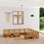 Gartenmöbel-Set 11-teilig aus massivem Kiefernholz von , Gartensets - Ref: Foro24-3076032, Preis: 764,78 €, Rabatt: %