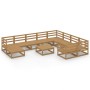 Garden furniture set 11 pieces solid pine wood by , Garden sets - Ref: Foro24-3076032, Price: 775,96 €, Discount: %