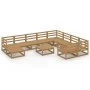 Gartenmöbel-Set 11-teilig aus massivem Kiefernholz von , Gartensets - Ref: Foro24-3076032, Preis: 764,78 €, Rabatt: %