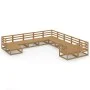 Gartenmöbel-Set 11-teilig aus massivem Kiefernholz von , Gartensets - Ref: Foro24-3076047, Preis: 760,56 €, Rabatt: %