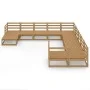 Gartenmöbel-Set 11-teilig aus massivem Kiefernholz von , Gartensets - Ref: Foro24-3076047, Preis: 760,56 €, Rabatt: %