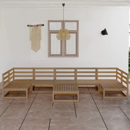 Gartenmöbel-Set 8-teilig aus massivem Kiefernholz von , Gartensets - Ref: Foro24-3076137, Preis: 545,84 €, Rabatt: %