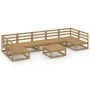 Gartenmöbel-Set 8-teilig aus massivem Kiefernholz von , Gartensets - Ref: Foro24-3076137, Preis: 545,84 €, Rabatt: %