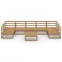 Juego de muebles de jardín 8 piezas madera maciza de pino de , Conjuntos de jardín - Ref: Foro24-3076137, Precio: 529,98 €, D...