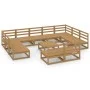 Gartenmöbel-Set 12-teilig aus massivem Kiefernholz von , Gartensets - Ref: Foro24-3076177, Preis: 845,54 €, Rabatt: %