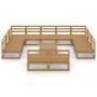 Garden furniture set 12 pieces solid pine wood by , Garden sets - Ref: Foro24-3076177, Price: 809,82 €, Discount: %