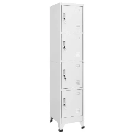 Locker cabinet with 4 compartments 38x45x180 cm by vidaXL, Lockers and storage cabinets - Ref: Foro24-244475, Price: 164,61 €...